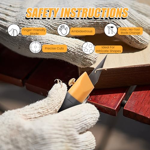 MulWark 32-Piece Precision Hobby Knife Set - Exacto Knife Set For Modeling - Craft Knife Handle Customized With Chiseling, Stencil Edge And Fine Point Blades With Sharpening Stone And Steel Ruler - style: 32 PCs of Precision Knife Set
