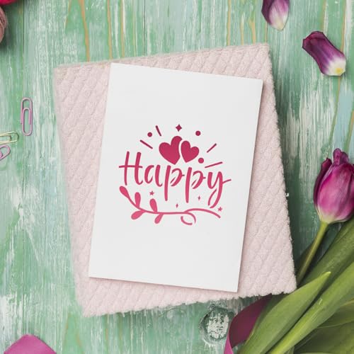 Christian Stencils for Painting Bible Stencils 3" | Reusable Bible Verse Relijous Stencil for Crafts Journaling Wood DIY Decor - style: Christian 3"