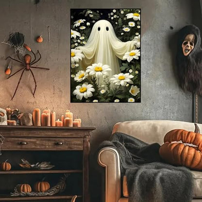 HHMATITS Halloween Ghosts Diamond Art Kits for Adults - color: Halloween-3