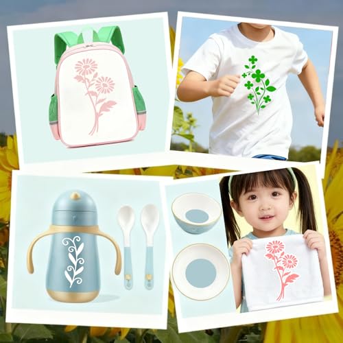 18 Pcs Floral Stencils for Painting Flower Leaf Stencil Template Retro Reusable Furniture Cake Decorative Stencils Border for Wood DIY Craft Canvas Fabric - style: Floral Leaf
