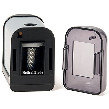 OfficeGoods Mini-Pro Electric Pencil Sharpener, Cordless, Black - color: Black