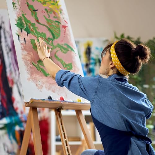 ESRICH Canvas for Painting 18x24 Inch, 10 Pack Canvas Boards for Painting Cotton Primed Acid Free Large Blank Canvases, Canvas Panels for Oil Paint, Watercolor, Acrylic Paint, Gouache and Tempera. - size: 18*24in 10pack
