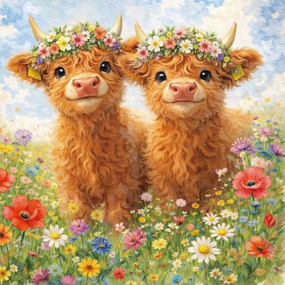 5D Diamond Painting Kits For Beginners Diamond Art Cow Diamond Art Kit 14X14 Inch DIY Diamond Painting Kits For Adults Diamond Art Set - color: FYZZ-142