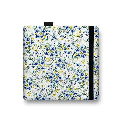 5x5 Watercolor Sketchbook,Mixed Media Pad,Travel Portable Drawing Journal | 140LB/300gsm 20Sheets/40Pages Watercolor Paper,Cold Press,Cloth Fabric Hardcover,Sewing Binding,Lay-Flat.Star Flower - color: 300gsm-Star flower
