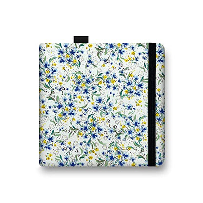 5x5 Watercolor Sketchbook,Mixed Media Pad,Travel Portable Drawing Journal | 140LB/300gsm 20Sheets/40Pages Watercolor Paper,Cold Press,Cloth Fabric Hardcover,Sewing Binding,Lay-Flat.Star Flower - color: 300gsm-Star flower