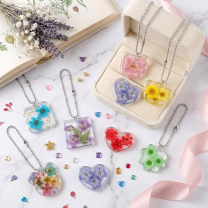 KISREL Epoxy Resin Kit for Beginners, Resin Kit with Molds, 16OZ Keychain Mold Resin Kit with Hole, 25-Cavity Clear Epoxy Resin with Silicone Earring Molds Ideal for Making Keychains, Craft Works - size: 16oz Key Chain Kit
