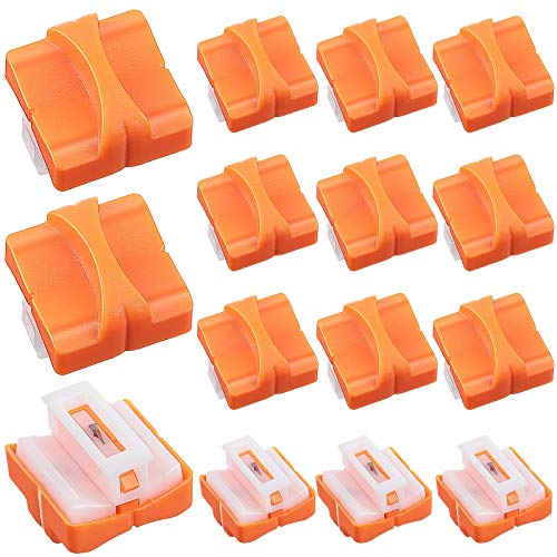 15 Pieces Paper Cutter Replacement Blade with Security Safeguar Paper Trimmer Blades Refill(Orange) - color: Orange