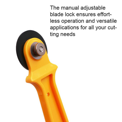 2 PCS Rotary Cutter Set 1.1Inch/28mm and 1.8Inch/45mm Slide Out Safety Blade Guard for Fabric Paper Leather Felt DIY Sewing