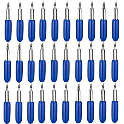 Elefama Deep Cut Blades Compatible with Explore Air 2 Air Maker Expression Vinyl Fabric 30PCS 60 Degree Compatible with Explore Air 2 Air Maker Expression Knife Cutting Blades Replacement - color: 30pcs 60° Deep Cut Blades