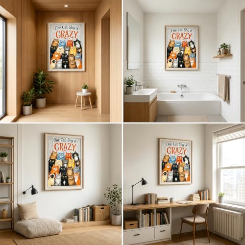 BYGFHLYW 5D Diamond Painting Kit for Adults, Cat Diamond Art Kits | DIY Full Round Drill Animal Gem Painting Paint by Diamonds Relaxing Craft for Home Wall Decor 12x16inch - color: KM1259-1