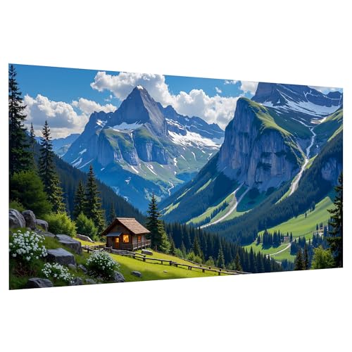 SmartEZ Large Diamond Painting Kits for Adults, Landscape Diamond Art Kits | DIY Large Diamond Art Kits for Adults, Gem Art Kits for Gift, Home Wall Decor 27.5x15.7 Inch - color: Landscape 009