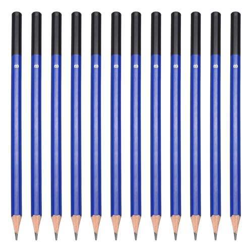 PATIKIL B Drawing Pencils for Sketching, 24PCS Sketch Pencils for Drawing Art Pencils Graphite Wood Pre-sharpened for Drawing Sketching Artists, B Pencils - style: B