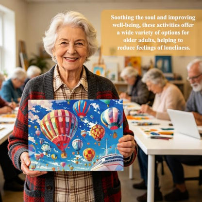 24Pcs Dementia Products for Elderly Reusable Water Painting Set for Seniors - color: Traffic