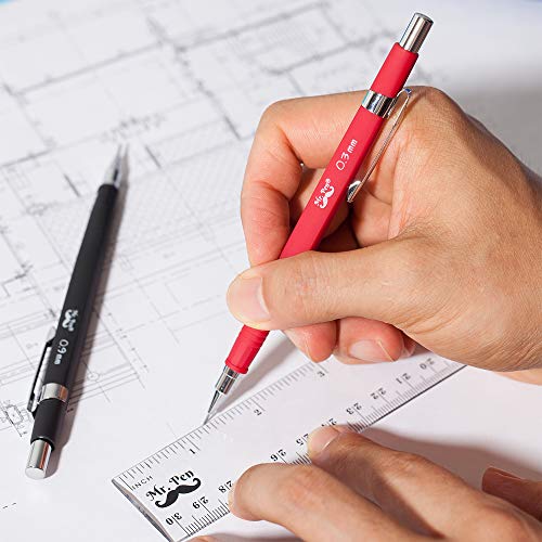 Mr. Pen- Art Mechanical Pencil Set, 5 Mechanical Pencils (0.3, 0.5, 0.7 - color: Multicolored