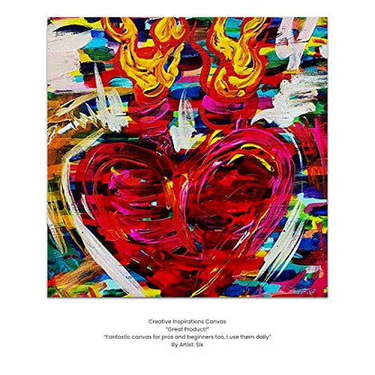 Stretched Canvas Packs - Multipack Low Cost Stretched Canvas for Artists, Painting, Professionals, & More! - [50 Pack - 12x24] - size: 12x24
