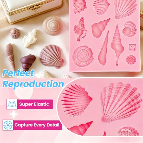 Silicone Mold Making Kit 68oz, 15A Platinum Silicone Rubber, Pink | Super Elastic Liquid Silicone for Mold Casting of Resin, Soap, Candle, Wax, Concrete, Clay, Fast cure