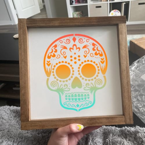 Skull Stencil Skeleton Stencils for Painting 6" - style: Skull/6in