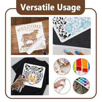 Swimming Duck DIY Painting Stencils for Wall Home Decor - style: Duck