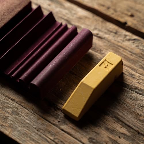 Flexcut Wood Carving Tools | Flexcut SlipStrop | Polish and Debur Cutting and Carving Tools For Razor Sharp Blade Edges | Includes Polishing Compound | PW12 | Made in the U.S.A.