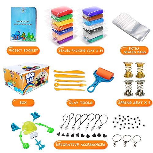ESSENSON Modeling Clay Kit, 36 Colors - color: 36 Colors