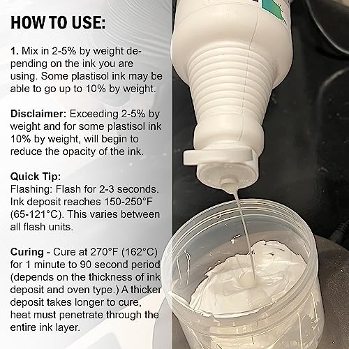 Rapid Cure® Screen Printing Plastisol Ink Curable Reducer - Quart | Screen Printing Ink Viscosity Reducer, Screen Printing Ink Thinner, Additive and Screen Printing Supplies - Quart - size: 32 fl oz