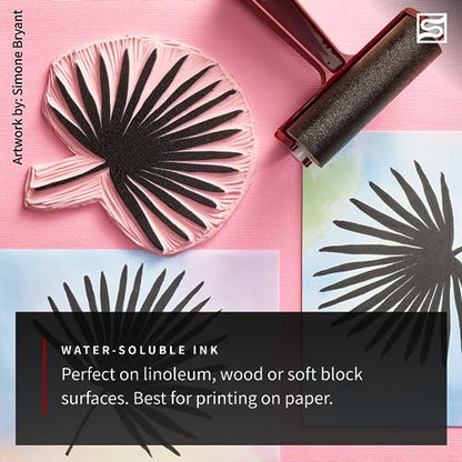 Speedball 3471 Super Value Block Printing Starter Kit – Includes Ink, Brayer, Lino Handle and Cutters, Speedy-Carve (Pack of 3) - size: 7 Piece Starter Kit (Pack of 3)
