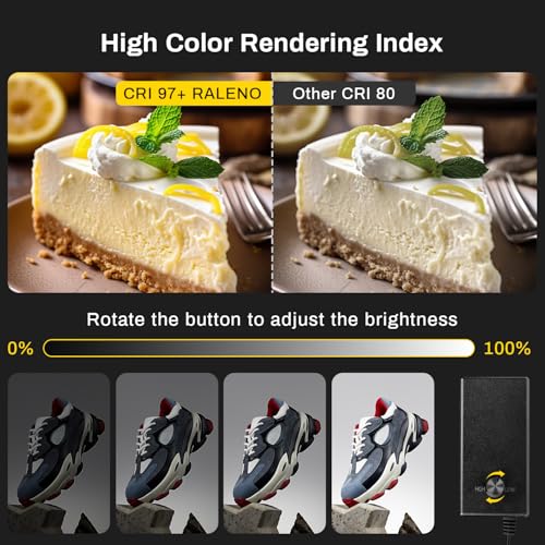 24W Light Box with Adapter, 16"x12" Lightbox for Product Photography | Dimmable LED Lights(CRI>97, 5500K), 6 Anti-Wrinkle Backdrops, Multi-Angle Shooting, Portable&Quick Setup, Unique Front Cover - size: 16*12*12 inch