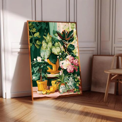 WUDWL Potted Plants Diamond Painting Kits for Beginner Adults - color: DP04856