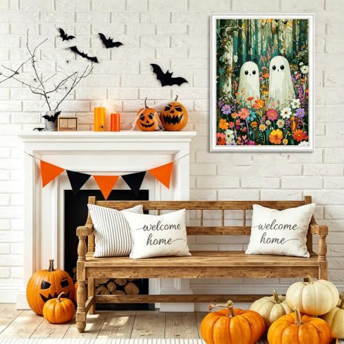 bleihum Halloween Paint by Numbers Kit for Adults 16x20inch - color: MT23067-US