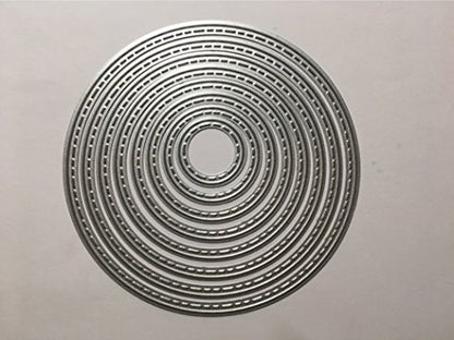 Big Round Cutting Dies Handmade DIY Paper Cards Album Decoration Stencils Template Embossing for Card Scrapbooking Craft Circle - style: Big Round