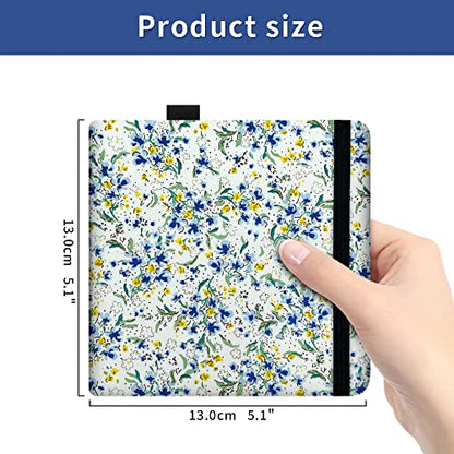 5x5 Watercolor Sketchbook,Mixed Media Pad,Travel Portable Drawing Journal | 140LB/300gsm 20Sheets/40Pages Watercolor Paper,Cold Press,Cloth Fabric Hardcover,Sewing Binding,Lay-Flat.Star Flower - color: 300gsm-Star flower