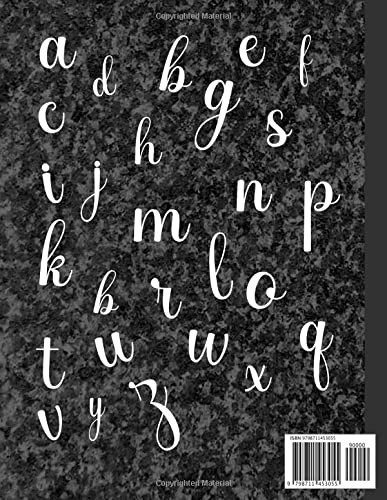Calligraphy Worksheets: Lines Papers for Calligraphy Writing with slant angle for the Beginners