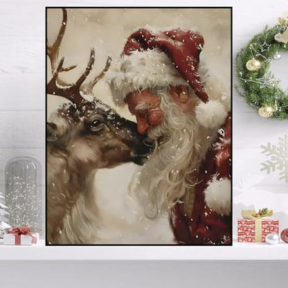 HHMATITS Christmas Diamond Art Kits for Adults 12 X 16Inch - color: Christmas-3