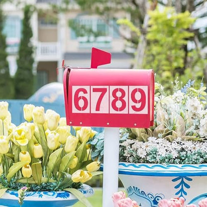 1 Inch Number Stencils Plastic Number Stencils Reusable Digital Painting Templates for Cake Stencil Address Templates - size: 1 Inch