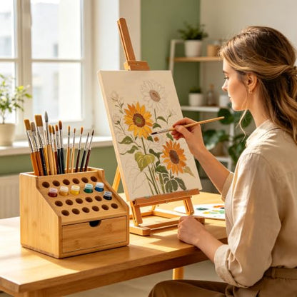 6 Pack Unfinished Blank Wood Panel Boards for Painting | 8 x 12inch Natural Wooden Painting Canvas for Oil, Acrylic Paint, Paint Pouring, DIY Art Crafts Projects - size: 8*12inch