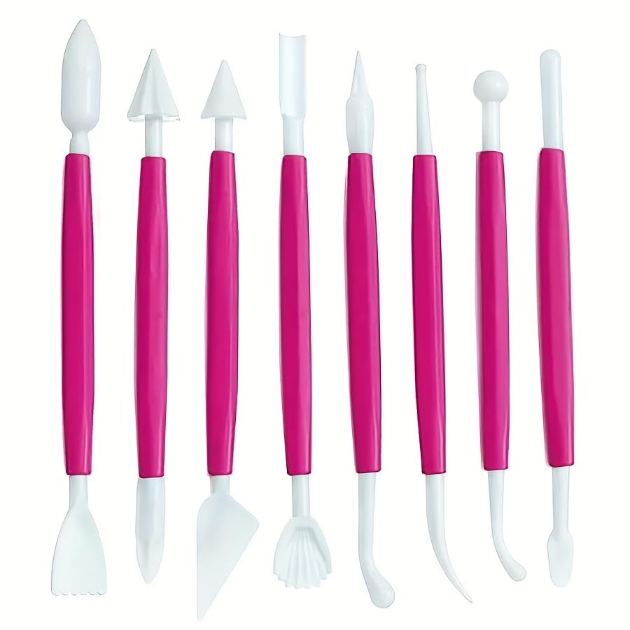 41Pcs Clay Sculpting Set, Polymer Clay Kit with Ball Stylus Pens, Silicone Sculpting Brushes, Plastic Modeling Tools & Art Brushes, Professional Pottery & Manicure Tools for Clay, Ceramic - color: 41Pcs