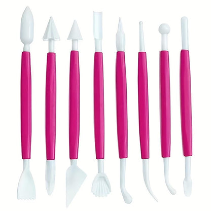 41Pcs Clay Sculpting Set, Polymer Clay Kit with Ball Stylus Pens, Silicone Sculpting Brushes, Plastic Modeling Tools & Art Brushes, Professional Pottery & Manicure Tools for Clay, Ceramic - color: 41Pcs