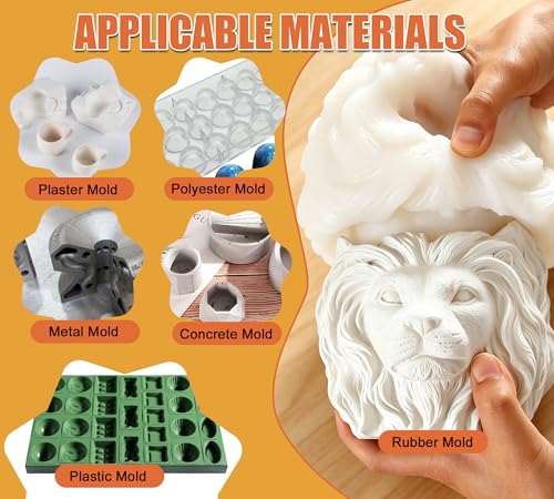 7 oz Silicone Mold Release Spray, Water Based Odorless Fast Drying Releaser, Non-Stick No Oily Residue for Epoxy Resin, Candle Making, Soap, Plaster, Silicone & Plastic Molds, Extend Mold Lifespan