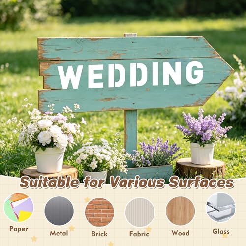 80Pcs Letter Stencils Reusable Letter Number Stencils for Painting,3,4Inch | Reusable Small Plastic Alphabet Number,Drawing Stencil,on Wood,Fabric,Wall, Rock,Art Project Chalkboard - size: 3,4 Inch