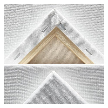 KINGART 816-2 Stretched White Canvas for Painting, 36 x 48 Inch, Pack of 2 - size: 36 x 48 Inch