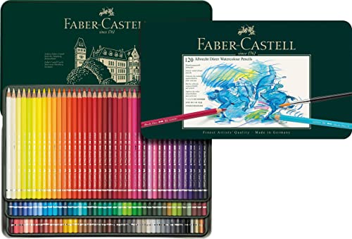 Faber-Castell Albrecht Dürer® Artists' Watercolor Pencils - Tin of 120