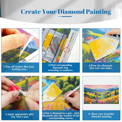 YOYA Large Diamond Art Kits for Adults, Landscape 5D Diamond Painting - color: Landscape 508