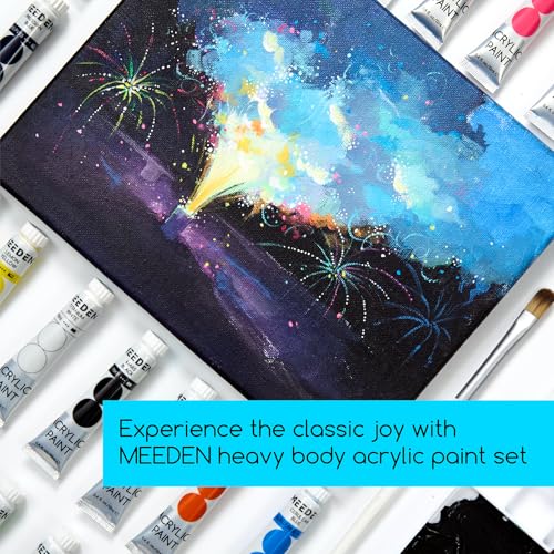MEEDEN Beginners Acrylic Paint Set: 48 Colors 12ml/0.41 fl oz - color: 48 Colors