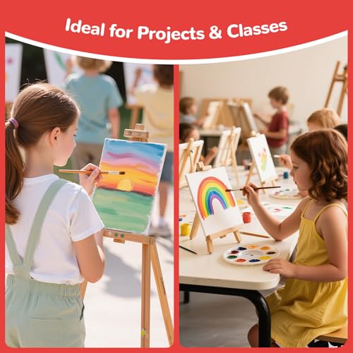 Canvas Boards 36 Pack, 9x12 Inch White Blank Painting Canvas Panels - size: 9"x12" - 36pcs