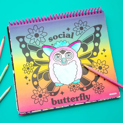 Fashion Angels Furby Color & Collage Portfolio - color: Furby
