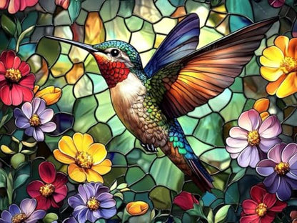 RYMILIE Hummingbird Diamond Art Kits for Adults Diamond Painting Kit - color: DP03070