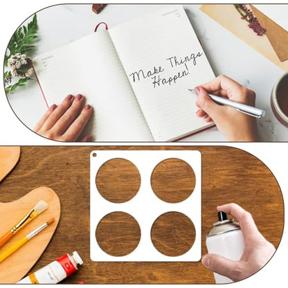 Circle Stencils for Painting Polka Dot Stencils