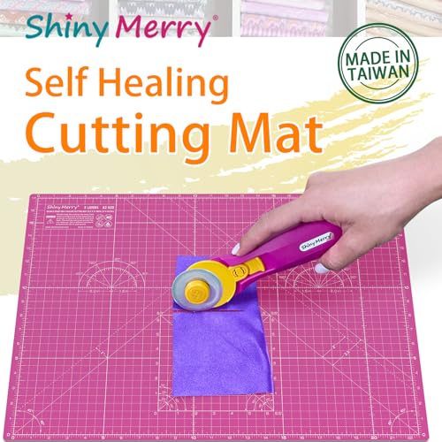 Self Healing Cutting Mat A1 24"x 36" Double Sided Pink Mat - color: Pink, size: A1 (24" x 36")