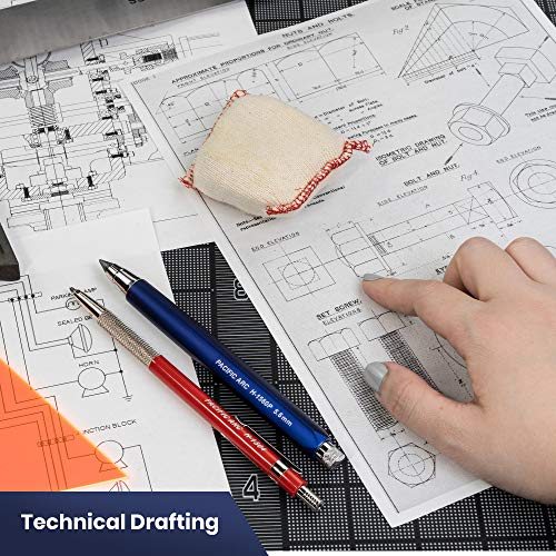 Pacific Arc Dry Cleaning Pads Small for Drafting, Art, Architecture, and Graphite - size: Small