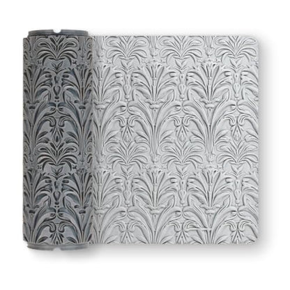 Foliage Fans Clay Texture Roller 4" for Polymer Clay - color: Foliage Fans Roller, size: 4 inch